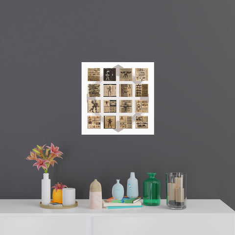 Mech Technical Drawings Poster