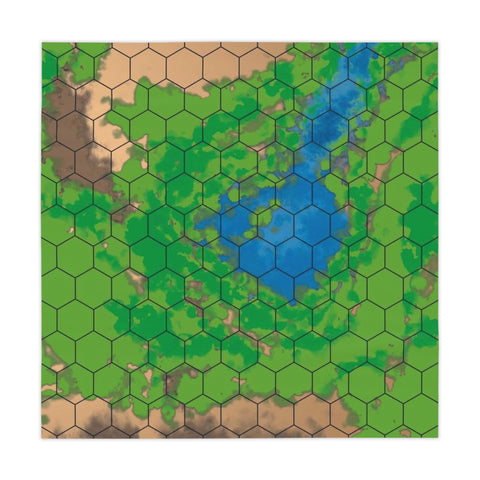 Cloth Battle Rounds Map (Mostly Forest Version)